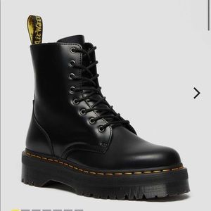 Dr. Martens JADON Black Polished Smooth Boots